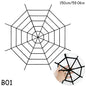 🕷️ Giant Stretchy Spider Web Halloween Decor