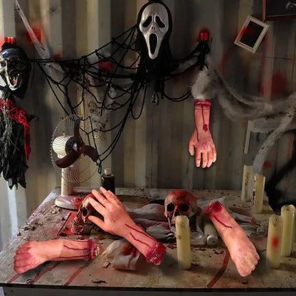 🩸 Bloody Severed Limbs Halloween Props