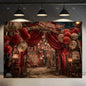 🤡 Scary Circus Halloween Clown Backdrop