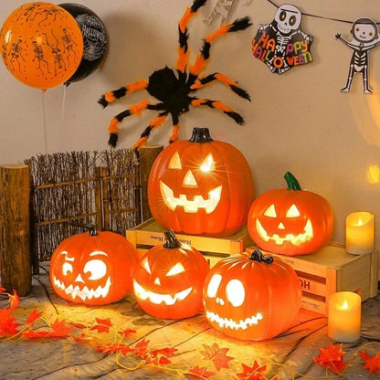 1Pc Decorative Pumpkin Halloween Props. Lantern Deco Outdoor Halloween Decoration
