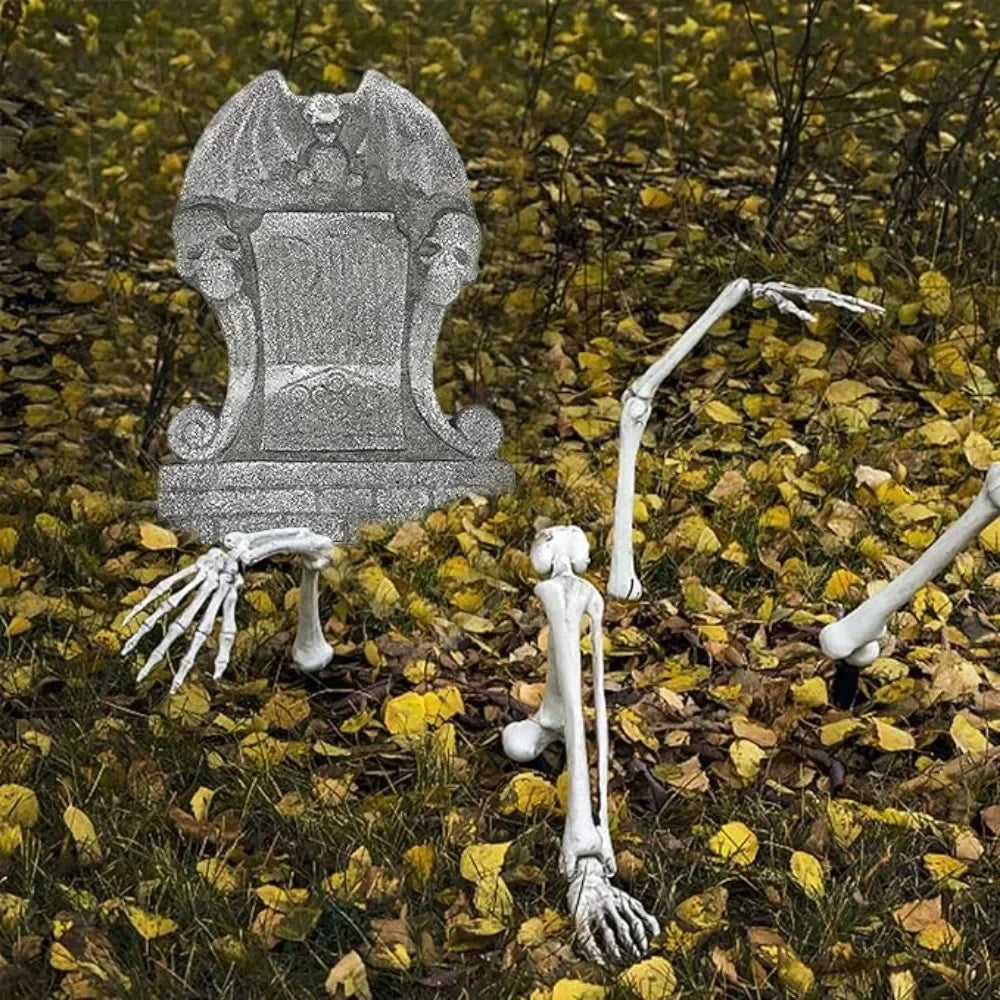 4pcs Halloween Tombstone Decorative Cemetery Foam. Haunted House Graveyard for House Outdoor Party Prank Props