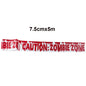 ☠️ Halloween Zombie Caution Tape