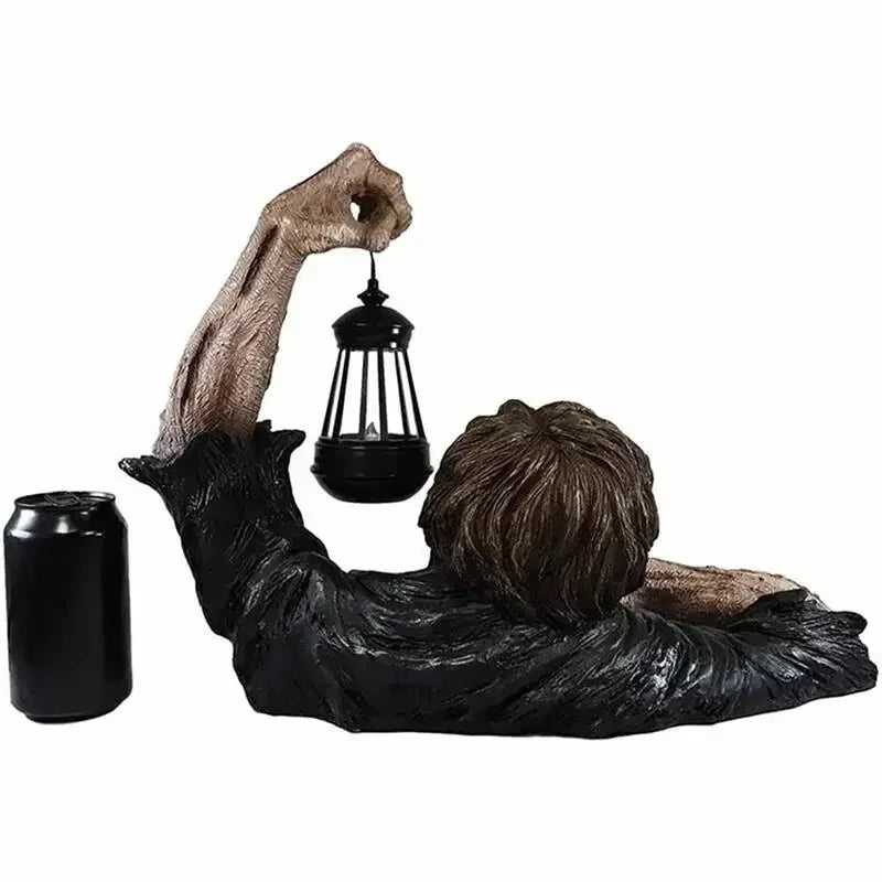 🧟 Crawling Zombie LED Lantern Decor