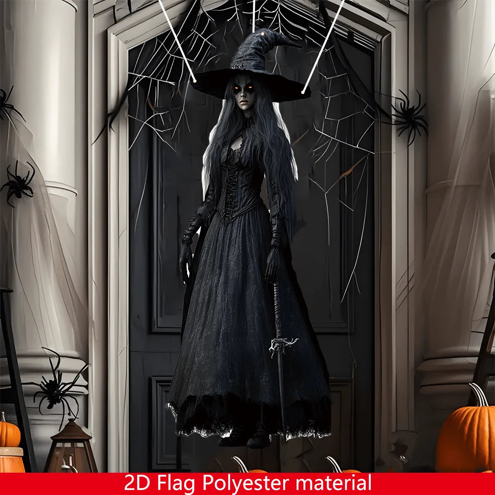 👰💀 Skull Bride Halloween Backdrop