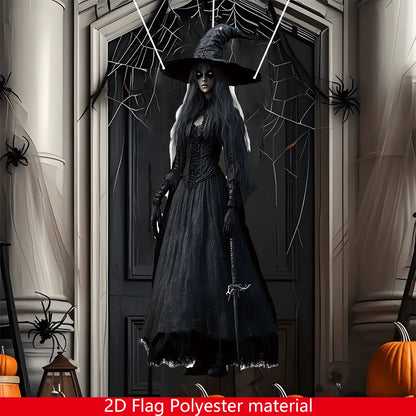 👰💀 Skull Bride Halloween Backdrop
