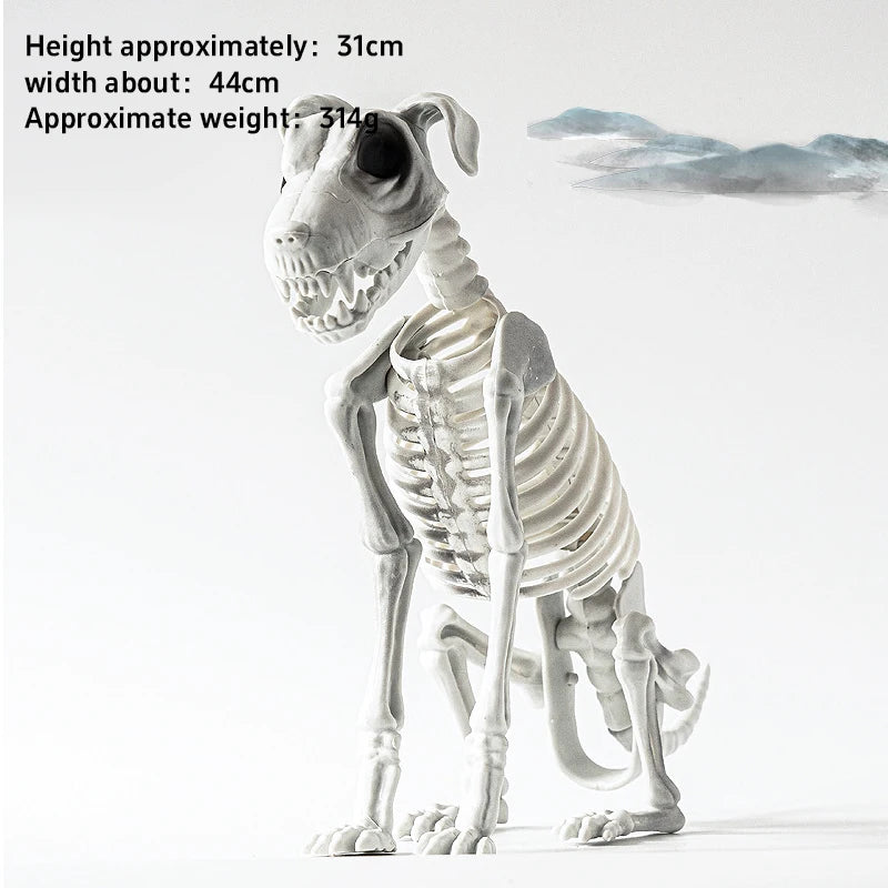 Halloween New Dog Skeleton Decoration. Spooky Skeleton Animal Puppy Bones Decoration for Halloween Indoor & Outdoor 2026