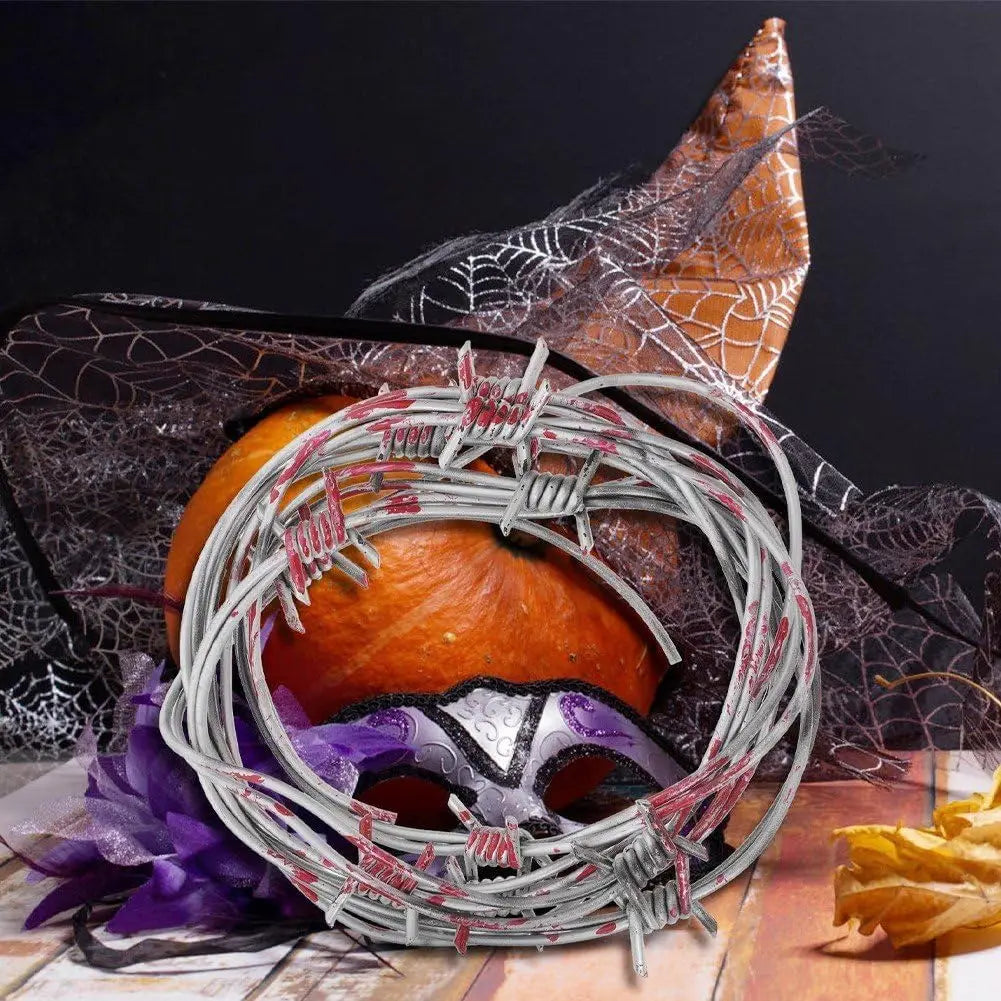 🕸️Halloween Fake Barbed Wire Fence Prop