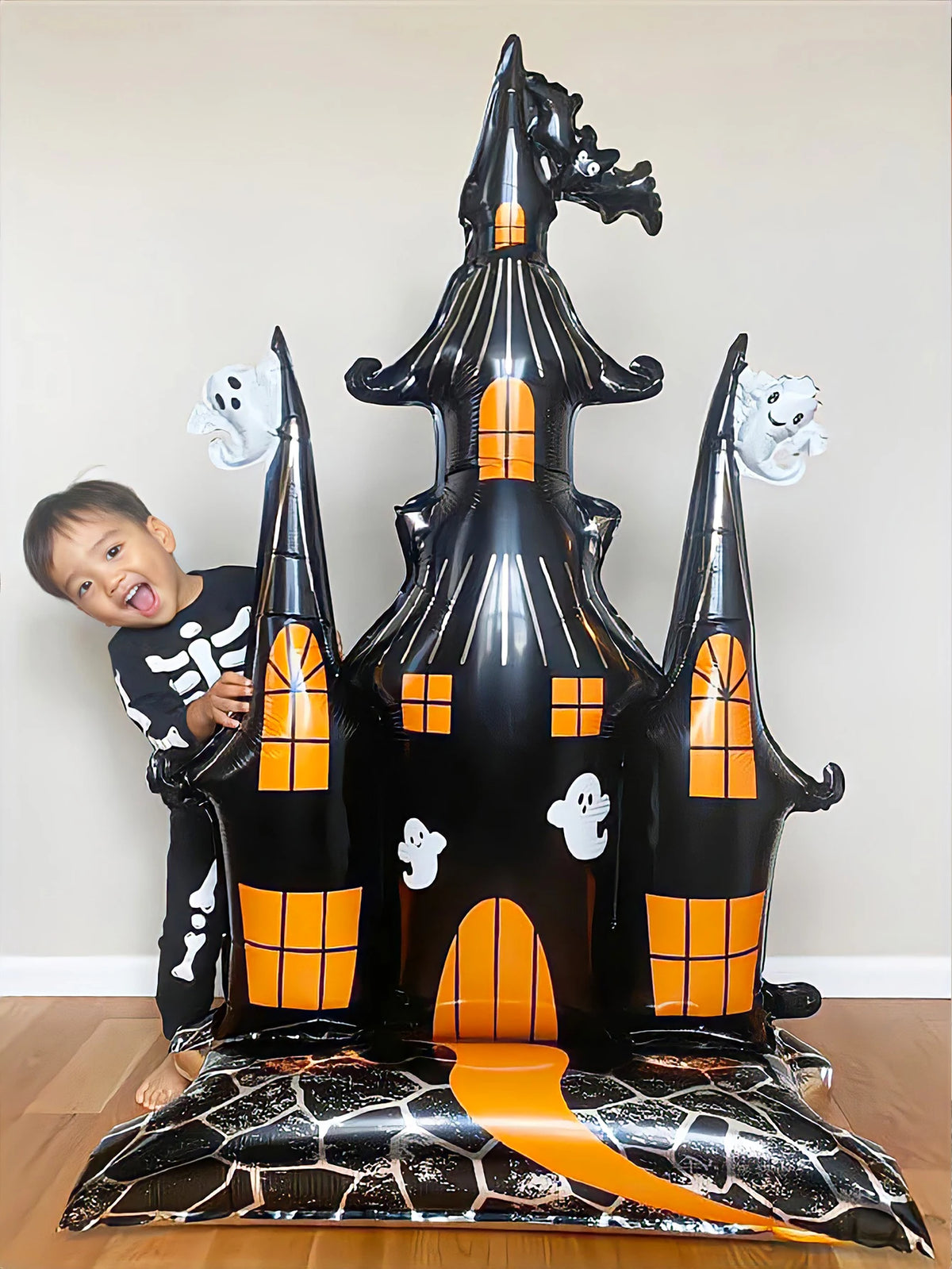 🏰 58-Inch Haunted House Halloween Balloon