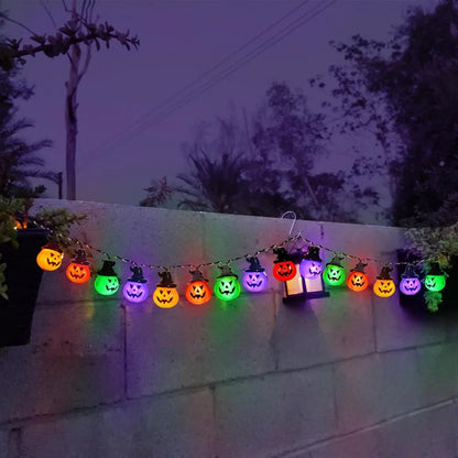 Pumpkin String Lights For Easter, Halloween, Christmas Room Decor RGB String Lights Indoor Lamps Outdoor Decor Lights