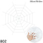 🕷️ Giant Stretchy Spider Web Halloween Decor
