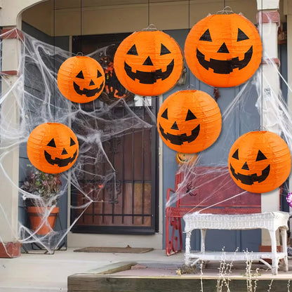 🎃 Halloween Hanging Pumpkin Paper Lanterns