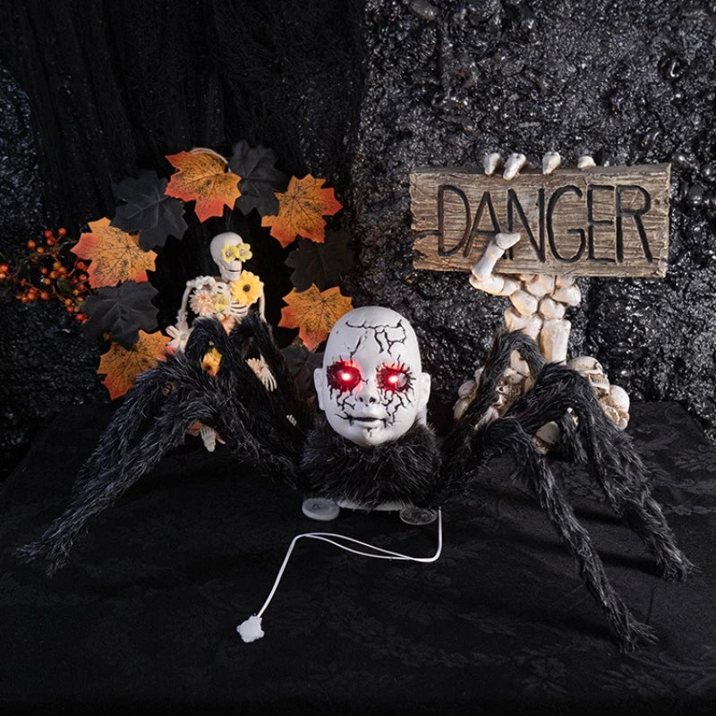 🕷️ Halloween Motion-Activated Spider Doll