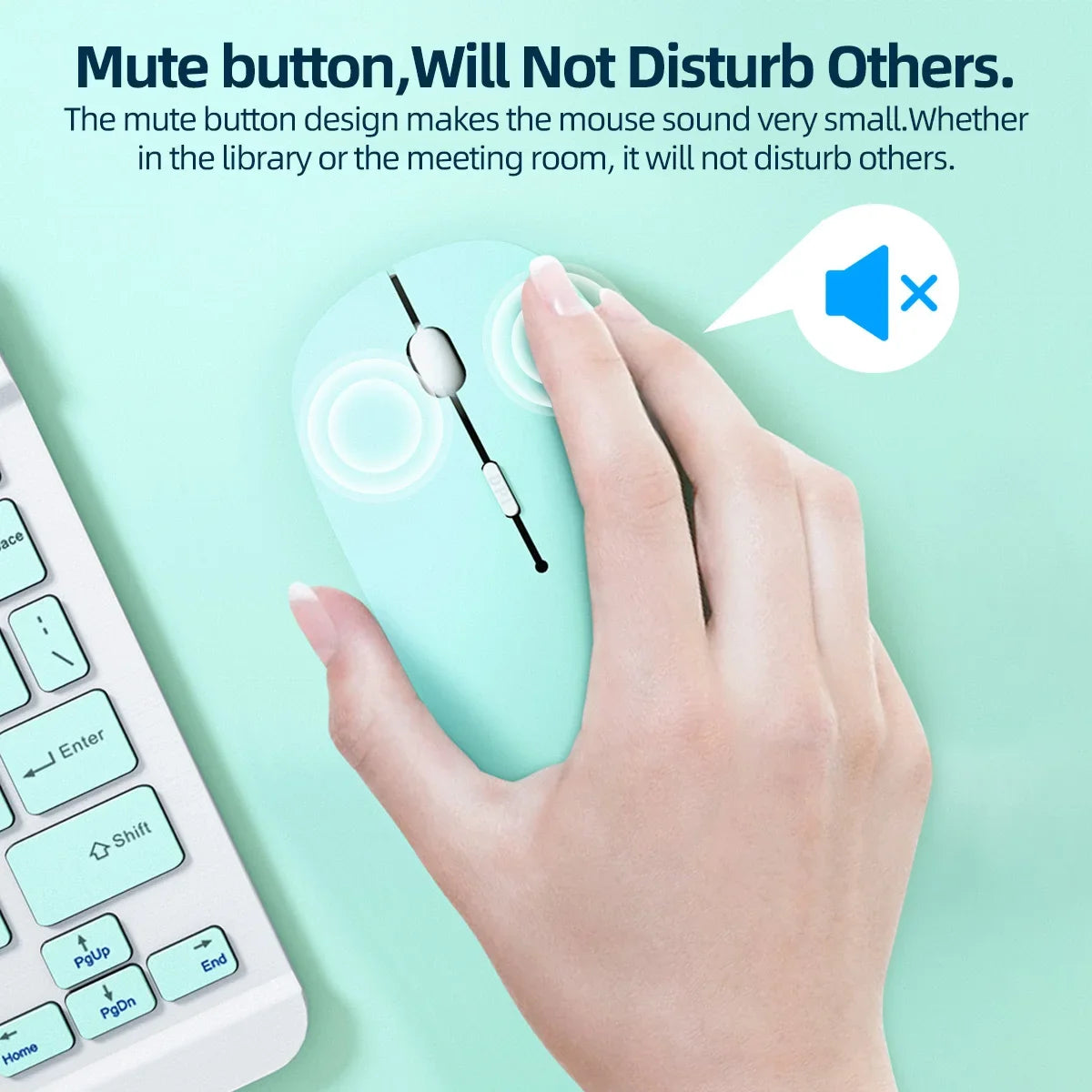 Bluetooth compatible, Wireless Mouse for Working & Gaming Mouse