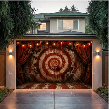 🤡 Scary Circus Halloween Clown Backdrop