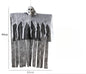 1pcs Halloween Glowing Skull Skeleton Gauze Hanging Home Outdoor Garden Decoration