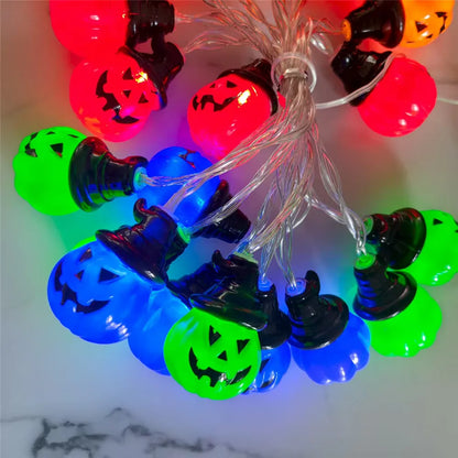Pumpkin String Lights For Easter, Halloween, Christmas Room Decor RGB String Lights Indoor Lamps Outdoor Decor Lights