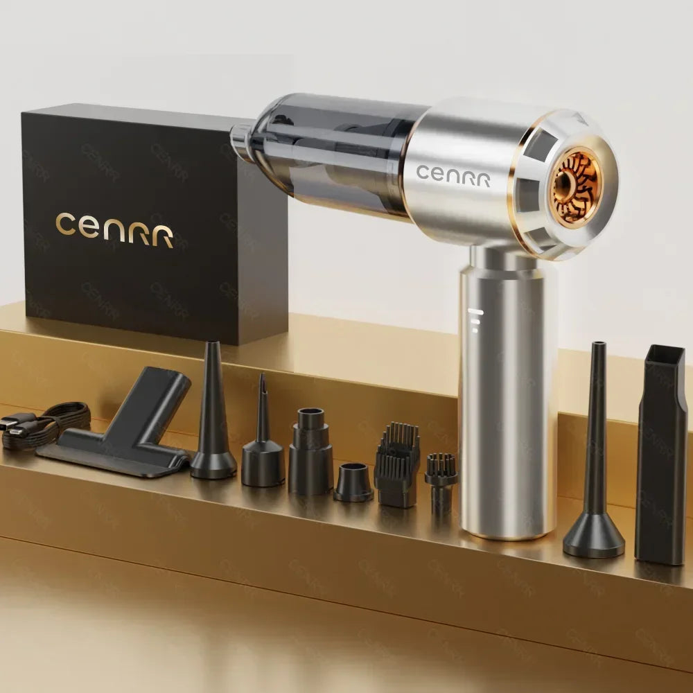 CENRR 998000PA Car Vacuum Cleaner, Strong Suction Cordless Wireless Cleaner. Handheld Portable Vacuum Cleaner