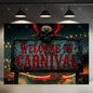 🤡 Scary Circus Halloween Clown Backdrop