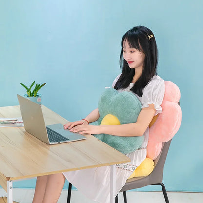 Cushion Flower Circular Shape Pillow