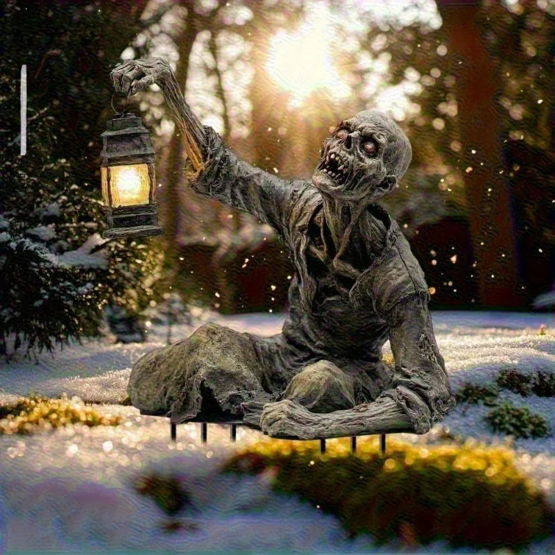 🧟 Halloween Zombie Acrylic Garden Ornament