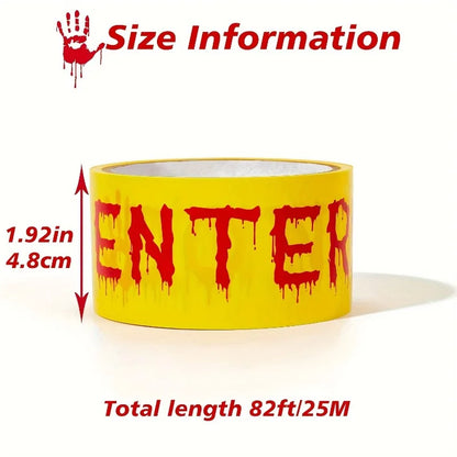 🚧 Halloween DO NOT ENTER Caution Tape