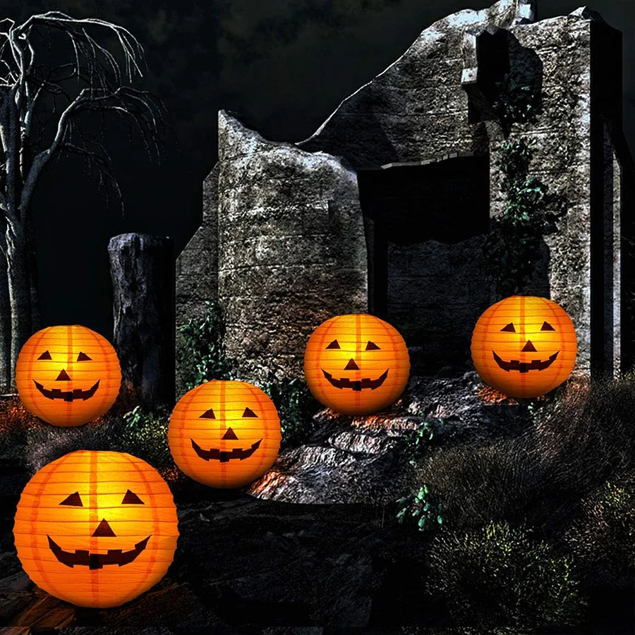 🎃 Halloween Hanging Pumpkin Paper Lanterns