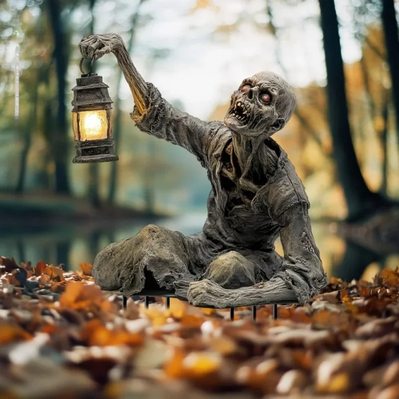 🧟 Halloween Zombie Acrylic Garden Ornament