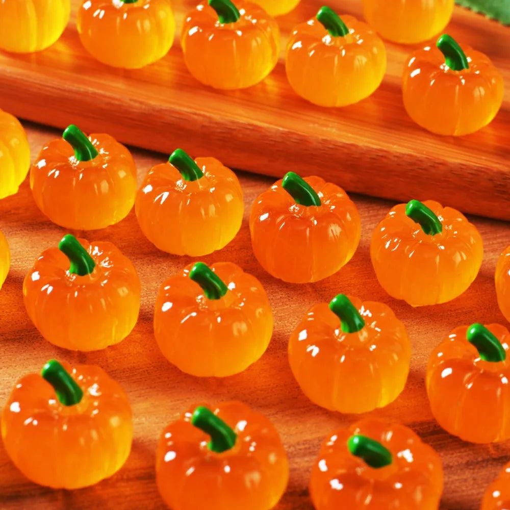 🎃 Mini Resin Pumpkin Ornaments