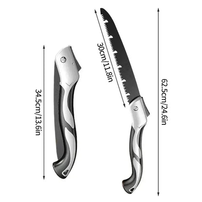 Folding Hand Saw Multifunctional Outdoor Logging Saw, Woodworking Folding Portable Saw For Garden Pruner Gardening Tools