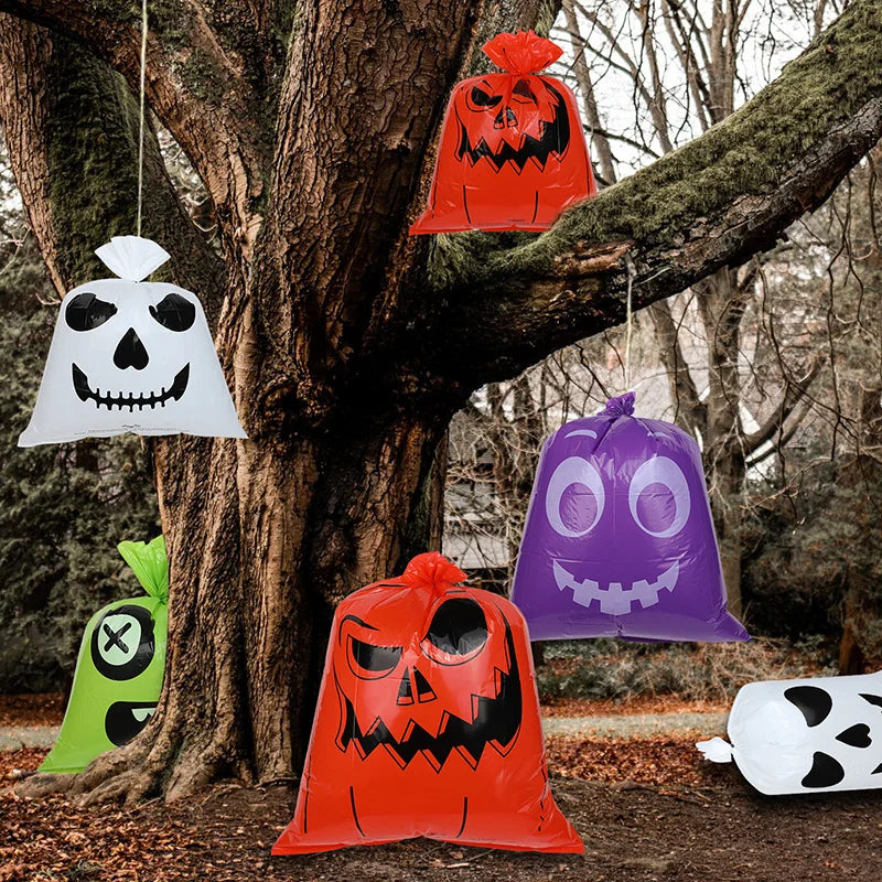 🎃 Halloween Pumpkin Leaf Trash Bags