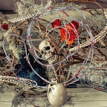 🕸️Halloween Fake Barbed Wire Fence Prop