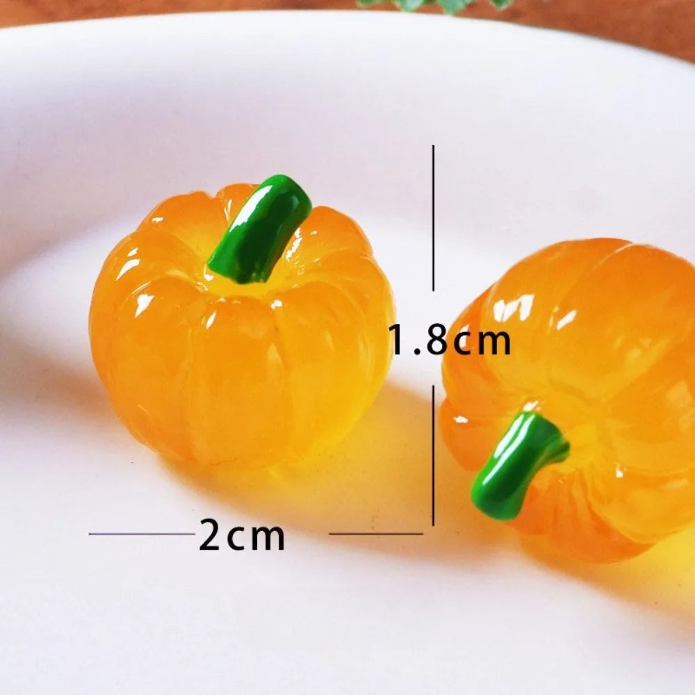 🎃 Mini Resin Pumpkin Ornaments
