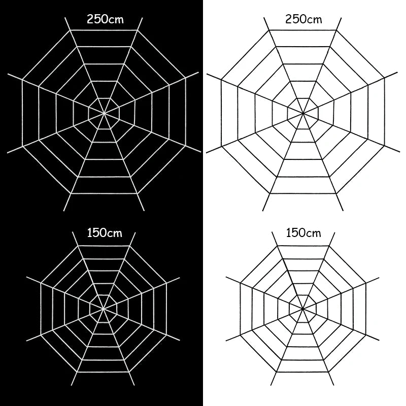 🕷️ Giant Stretchy Spider Web Halloween Decor