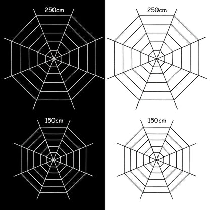 🕷️ Giant Stretchy Spider Web Halloween Decor