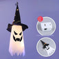 Halloween Glowing White Ghost LED Hanging Ghosts Horror Props with Fairy Light for Indoor & Outdoor Haunted House Halloween Decoration