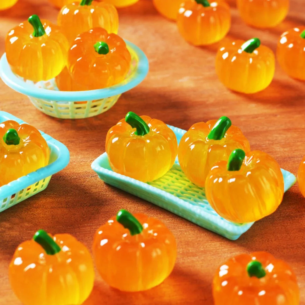 🎃 Mini Resin Pumpkin Ornaments