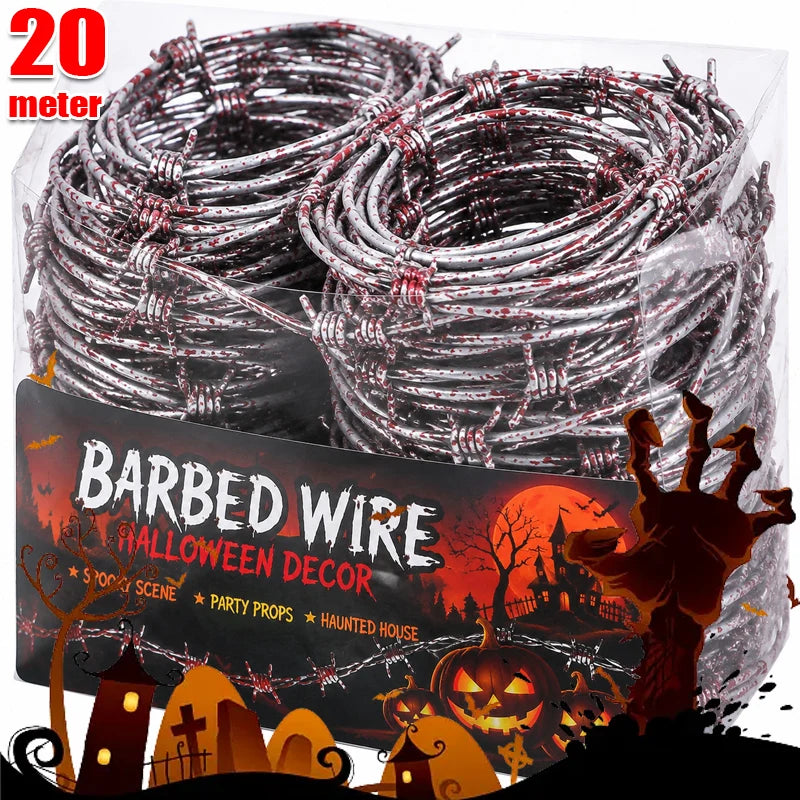 🕸️Halloween Fake Barbed Wire Fence Prop