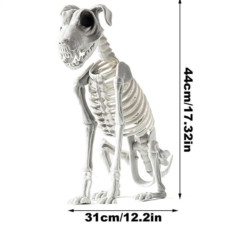 Halloween New Dog Skeleton Decoration. Spooky Skeleton Animal Puppy Bones Decoration for Halloween Indoor & Outdoor 2026